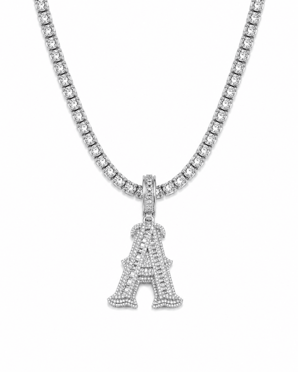 Éclat Letter Chain Silver