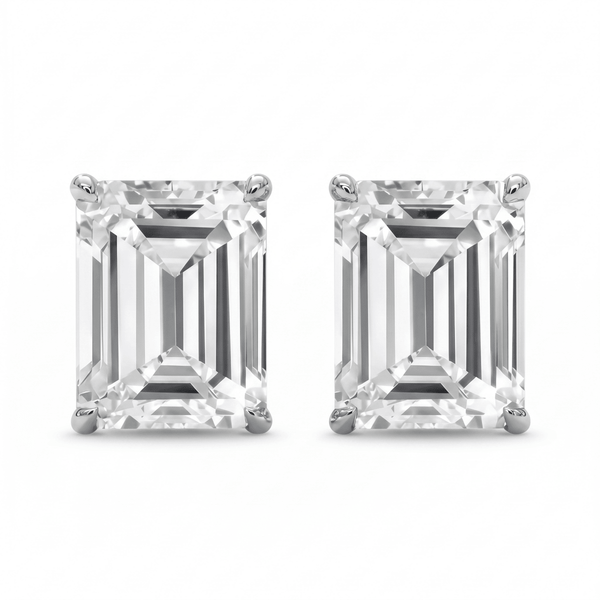 Emerald Stud Earrings