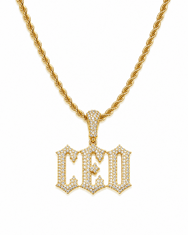 Iced Ceo Pendant Gold