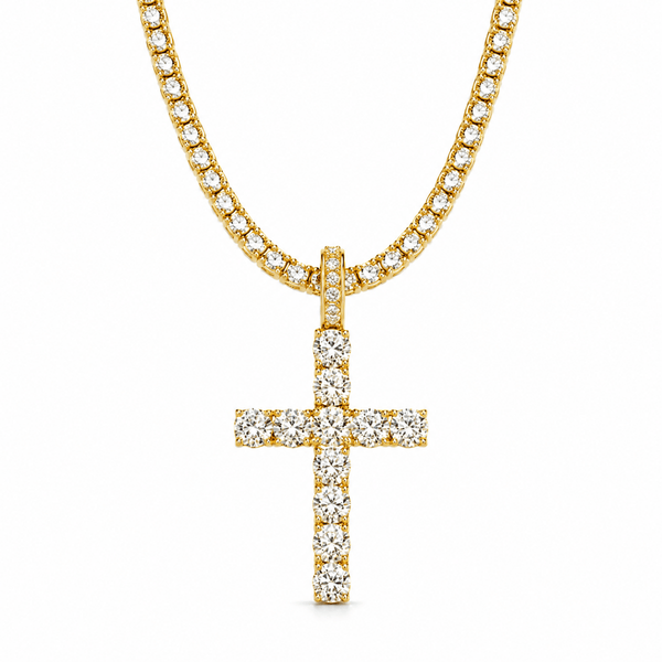 Iced Faith Name Gold